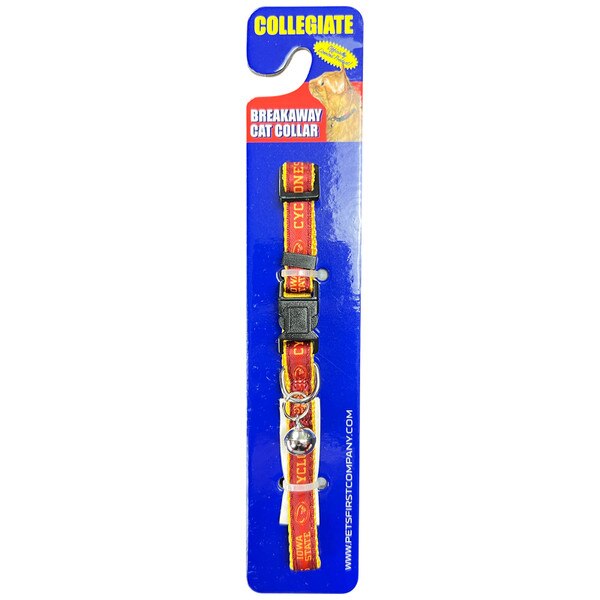 Cy Head Iowa State Cyclones Cardinal Satin Cat Collar